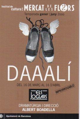 POSTAL PV05276: Publicidad Mercat de les Flors, obra Daaali per Els Joglars