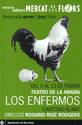 POSTAL PV05264: Publicidad Teatro de la Abadia obra Los Enfermos