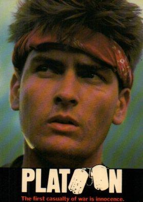POSTAL PV05307: Publicidad Charlie Sheen Platoon