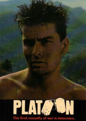 POSTAL PV05306: Publicidad Platoon Charlie Sheen