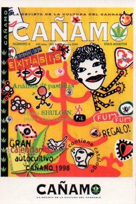 POSTAL PV05296: Publicidad Cañamo revista cultura del cannabis