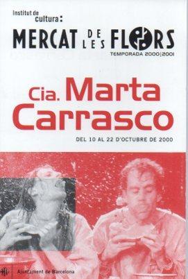 POSTAL PV05285: Publicidad Mercat de les Flors Cia Marta Carrasco