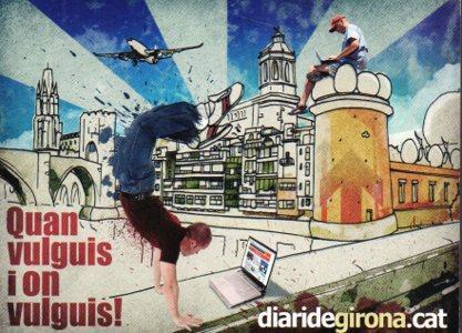 POSTAL PV05215: Publicidad Diari de Girona