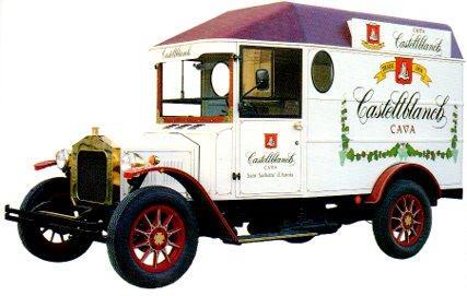 POSTAL PV05205: Publicidad Castellblanch coche de epoca