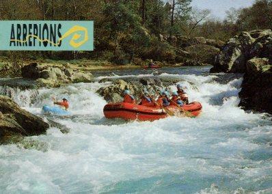 POSTAL PV05203: Publicidad rafting Arrepions