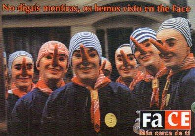 POSTAL PV05193: Publicidad 2º Concurso Go - Go, The face