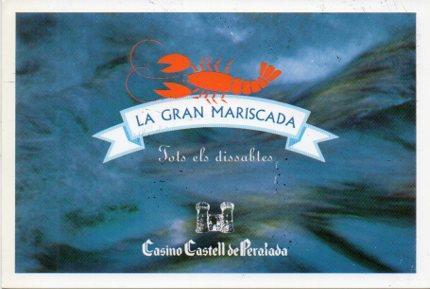 POSTAL PV05218: Publicidad La Gran Mariscada en Casino de Perelada
