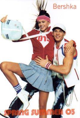 POSTAL PV05247: Publicidad Bershka spring summer 03