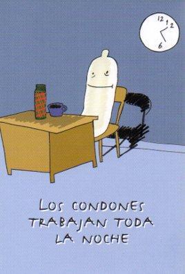 POSTAL PV05242: Publicidad Los condones trabajan toda la noche