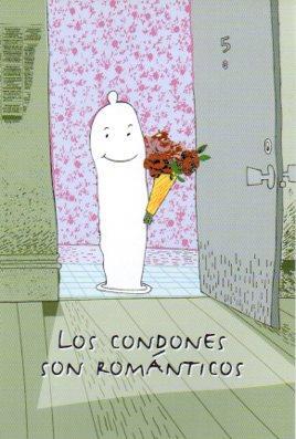 POSTAL PV05241: Publicidad Los condones son romanticos