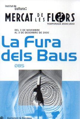 POSTAL PV05237: Publicidad Mercat de les Flors, La Fura dels Baus