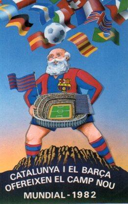 POSTAL PV05226: Publicidad España 1982 El Barça ofereix el Camp Nou