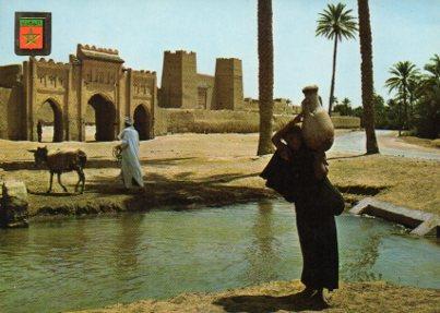 POSTAL PV05061: Ciudad del desierto, Marruecos tipico 1ª colección nº 11