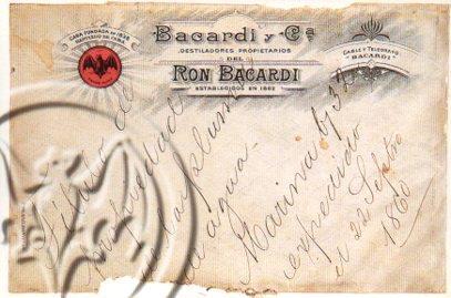 POSTAL PV04898: Publicidad ron Bacardi