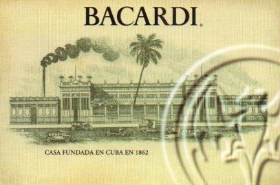 POSTAL PV04896: Publicidad ron Bacardi