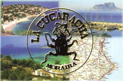 POSTAL PV04887: Publicidad La Cucaracha en Moraira
