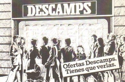 POSTAL PV04886: Publicidad Descamps ofertas