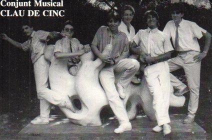 POSTAL PV04877: Publicidad Conjunt musical Clau de Cinc