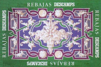 POSTAL PV04932: Publicidad rebajas Descamps, Leon
