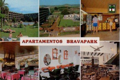 POSTAL PV04930: Apartamentos Bravapark vistas varias, Lloret de Mar