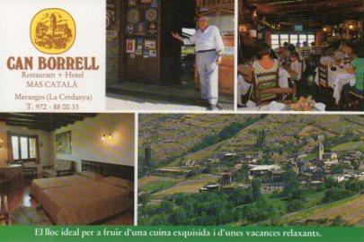 POSTAL PV04925: Publicidad Can Borrel, Meranges