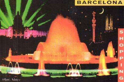 POSTAL PV04914: Publicidad Barcelona Shopping autor Pati Nuñez, Cambra de Comerç