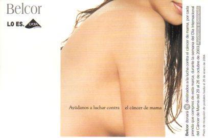 POSTAL PV04908: Publicidad Belcor luchar contra el cancer