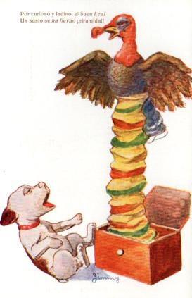 POSTAL PV04843: Caricatura por Jimmy nº 1204.  N. Coll Salieti