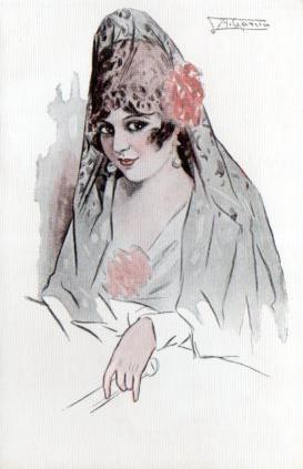 POSTAL PV04844: Tipo español por A. Garcia Gutierrez nº 567.  N. Coll Salieti
