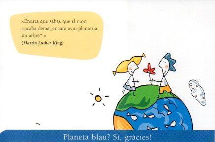 POSTAL PV04866: Publicidad Aigues de Barcelona planeta blau