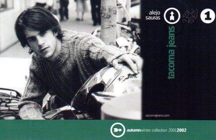 POSTAL PV04864: Publicidad Tacoma jeans alejo sauras collection 2001-2002