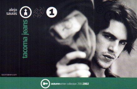 POSTAL PV04863: Publicidad Tacoma jeans alejo sauras collection 2001-2002
