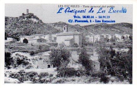 POSTAL PV04862: Publicidad l'Antiquari de les Escaules