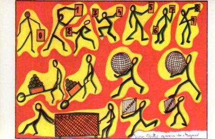 POSTAL PV04851: Loteria Nacional, El acarreo de la Loteria J. C. Garcia