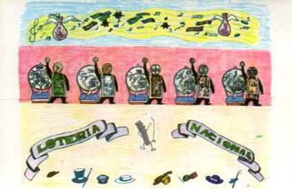 POSTAL PV04848: Loteria Nacional, La Loteria M. Angel Bayon Moran