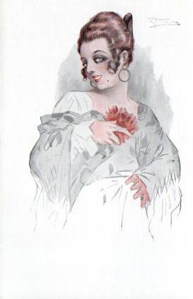 POSTAL PV04846: Tipo español por A. Garcia Gutierrez nº 568.  N. Coll Salieti