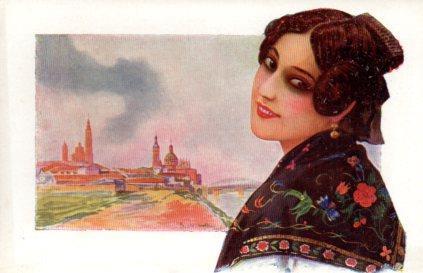 POSTAL PV04845: Zaragoza por Chantecler nº 430.  N. Coll Salieti