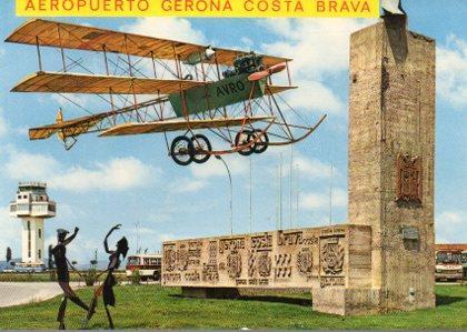 POSTAL PV05028: Aeropuerto Gerona Costa Brava