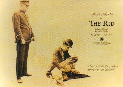 POSTAL PV05008: Publicidad Charlie Chapin in The Kid