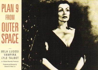 POSTAL PV05007: Publicidad Plan 9 from Outer Range with Bela Lugosi