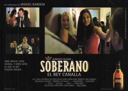POSTAL PV05006: Publicidad cortometraje Soberano el Rey Canalla