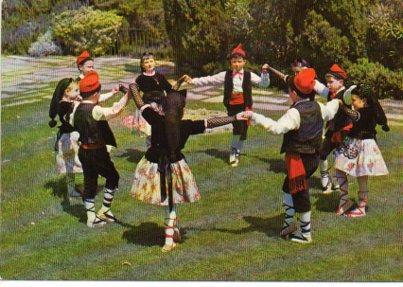 POSTAL PV05056: La Sardana, Esbart Joaquim Ruyra de Blanes
