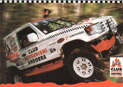 POSTAL PV05035: Publicidad Club Mitsubishi Andorra