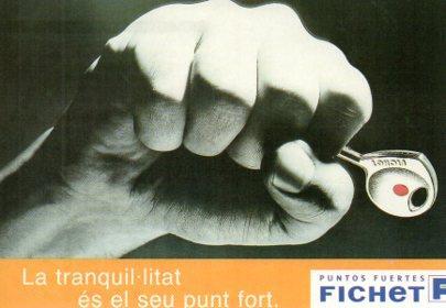 POSTAL PV04963: Publicidad seguridad Fichet