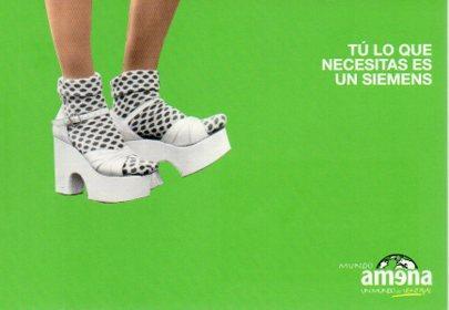 POSTAL PV04949: Publicidad Amena date de alta con un Siemens