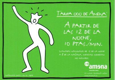 POSTAL PV04947: Publicidad Amena tarifa plana