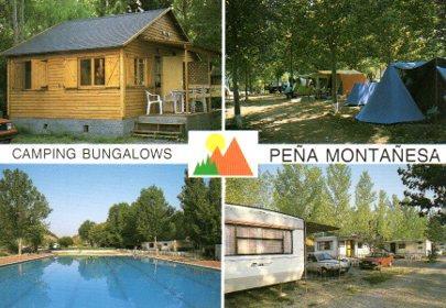POSTAL PV04966: Camping bungalows Peña Montañesa, Huesca