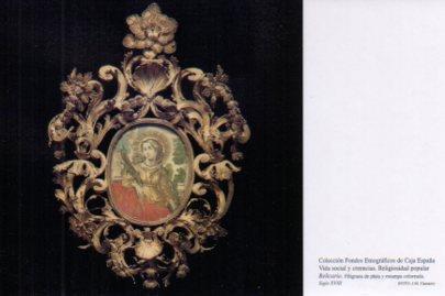 POSTAL PV04937: Publicidad Caja España relicario