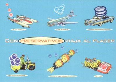 POSTAL PV04978: Publicidad Coordinadora gai-lesbiana preservativos