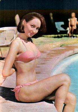 POSTAL PV05714: Monica Clark en bikini
